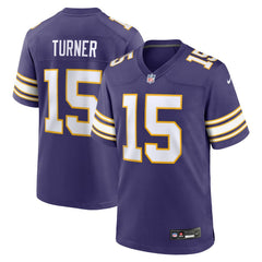 Dallas Turner Minnesota Vikings Alternate Game Jersey - Purple - Nike