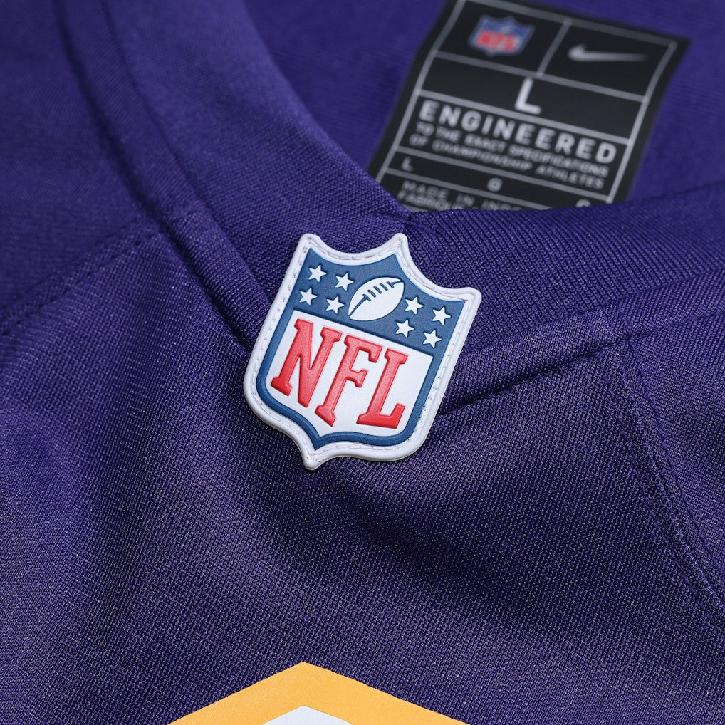 Dallas Turner Minnesota Vikings Alternate Game Jersey - Purple - Nike