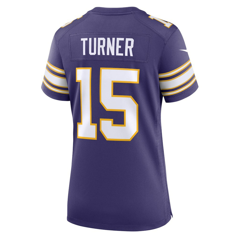Dallas Turner Minnesota Vikings Women's Alternate Game Jersey - Purple - Nike
