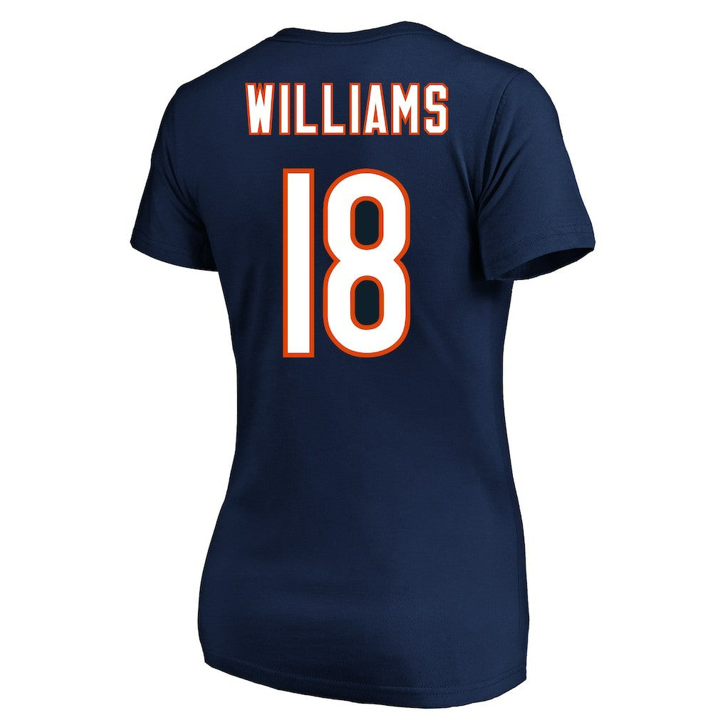 Caleb Williams Chicago Bears Women's Plus Size Fair Catch Name & Number Scoop Neck T-Shirt - Navy - NFL