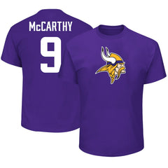 J.J. McCarthy Minnesota Vikings Big & Tall Name & Number T-Shirt - Purple - Fanatics