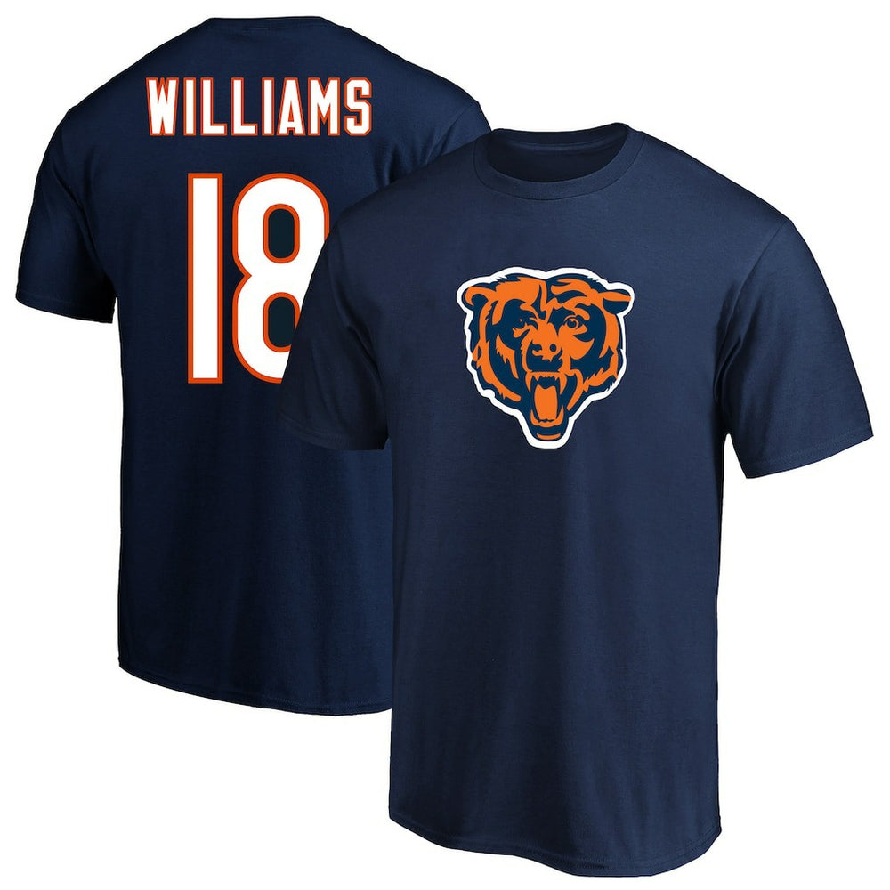 Caleb Williams Chicago Bears Big & Tall Player Name & Number T-Shirt - Navy - Fanatics