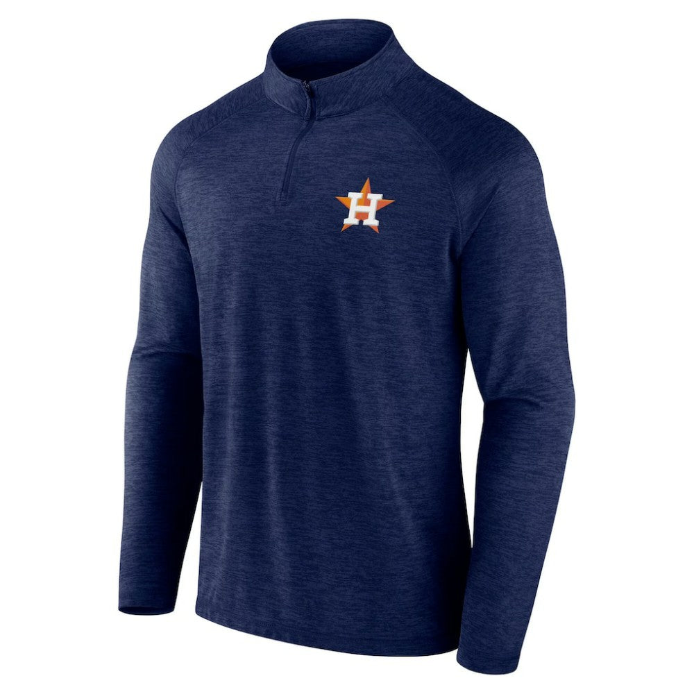 Houston Astros Fanatics Head-to-Head Raglan Quarter-Zip Jacket Online