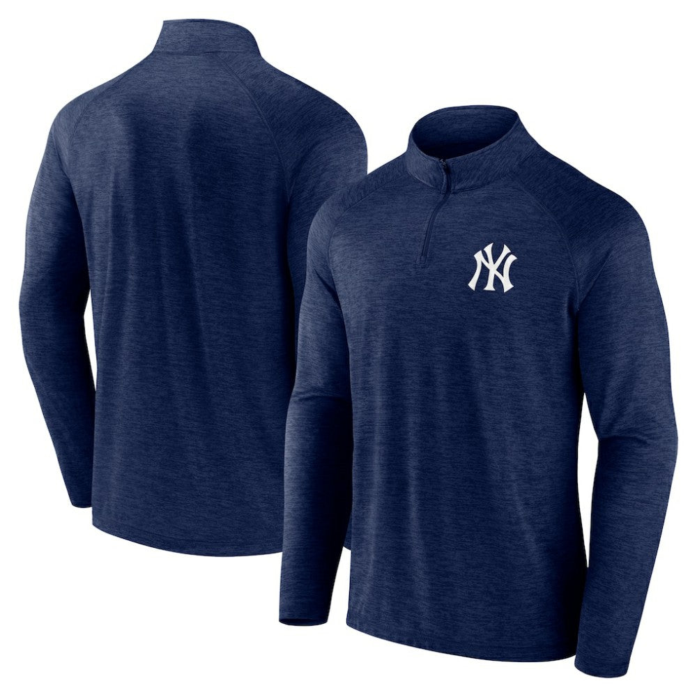 New York Yankees Fanatics Head-to-Head Raglan Quarter-Zip Jacket Online