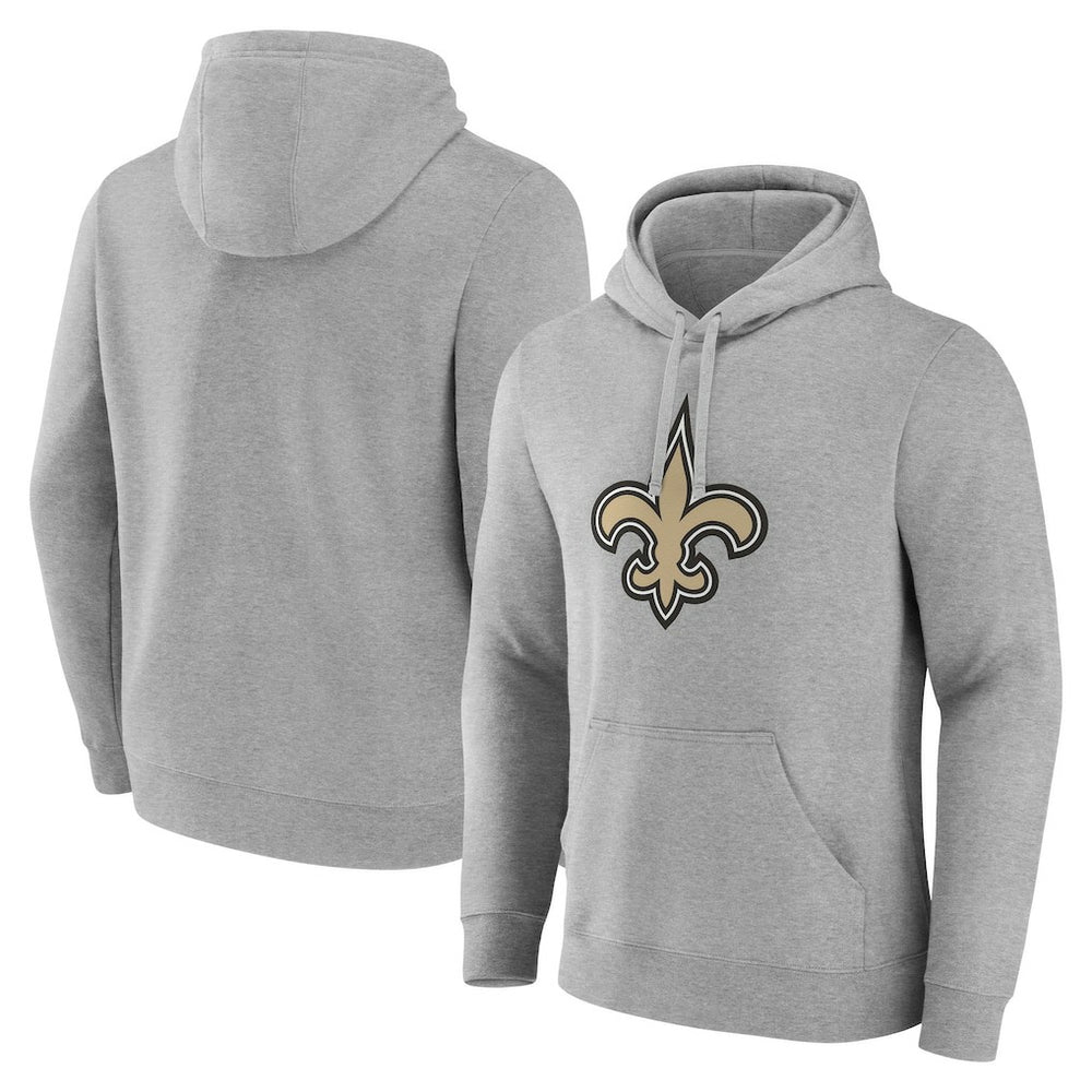 New Orleans Saints Deliver Fleece Pullover Hoodie - Heather Gray - Fanatics
