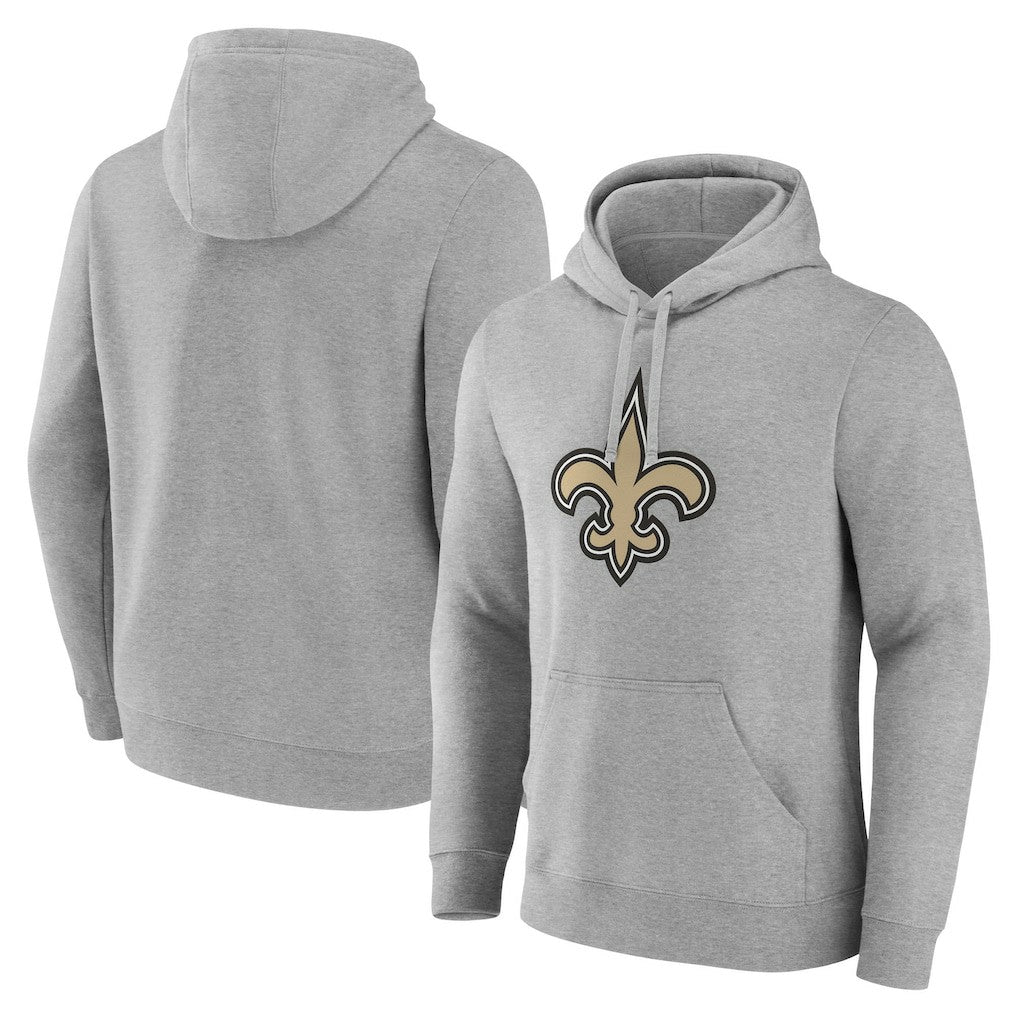 New Orleans Saints Deliver Fleece Pullover Hoodie - Heather Gray - Fanatics