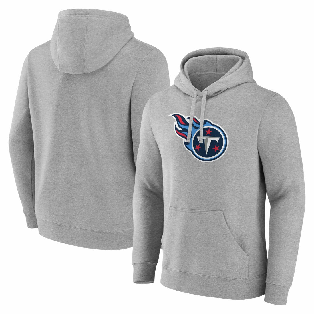 Tennessee Titans Deliver Fleece Pullover Hoodie - Heather Gray - Fanatics