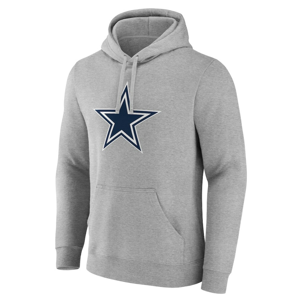 Dallas Cowboys Deliver Fleece Pullover Hoodie - Heather Gray - Fanatics