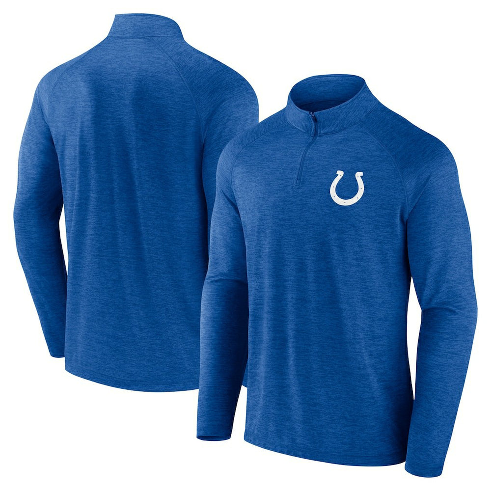 Indianapolis Colts Head-to-Head Raglan Quarter-Zip Jacket - Royal - Fanatics