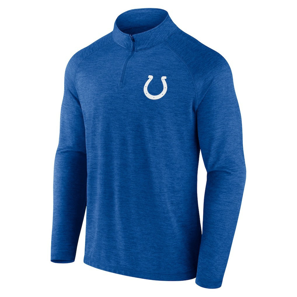 Indianapolis Colts Head-to-Head Raglan Quarter-Zip Jacket - Royal - Fanatics