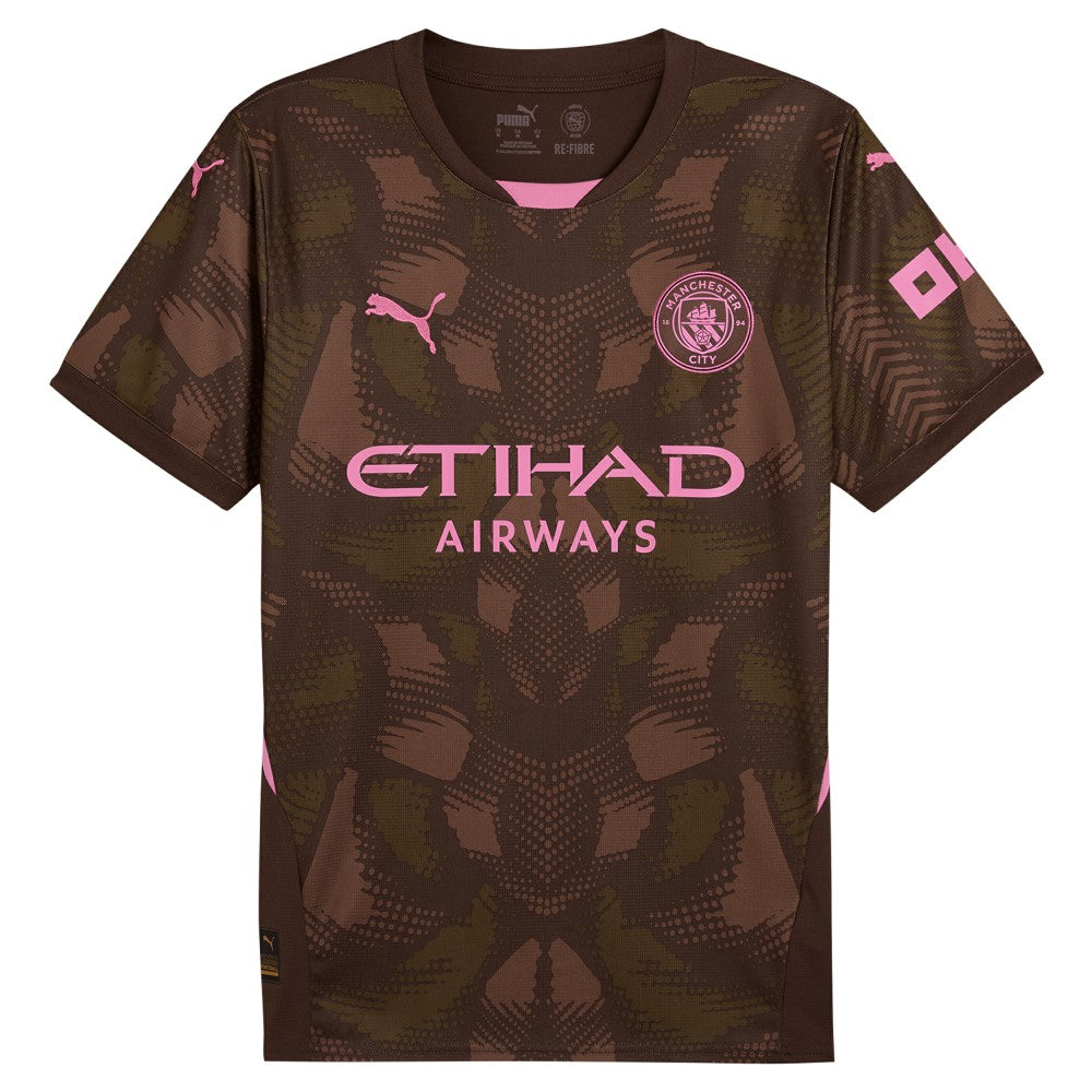 Puma - Manchester City 2024/25 Replica Short Sleeve Goalkeeper Jersey - Brown