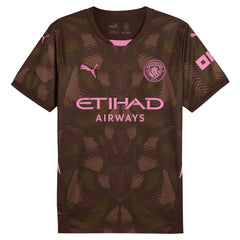 Puma - Manchester City 2024/25 Replica Short Sleeve Goalkeeper Jersey - Brown