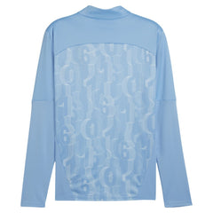 Puma - Manchester City 2024/25 Pre-Match dryCELL Quarter-Zip Top - Light Blue