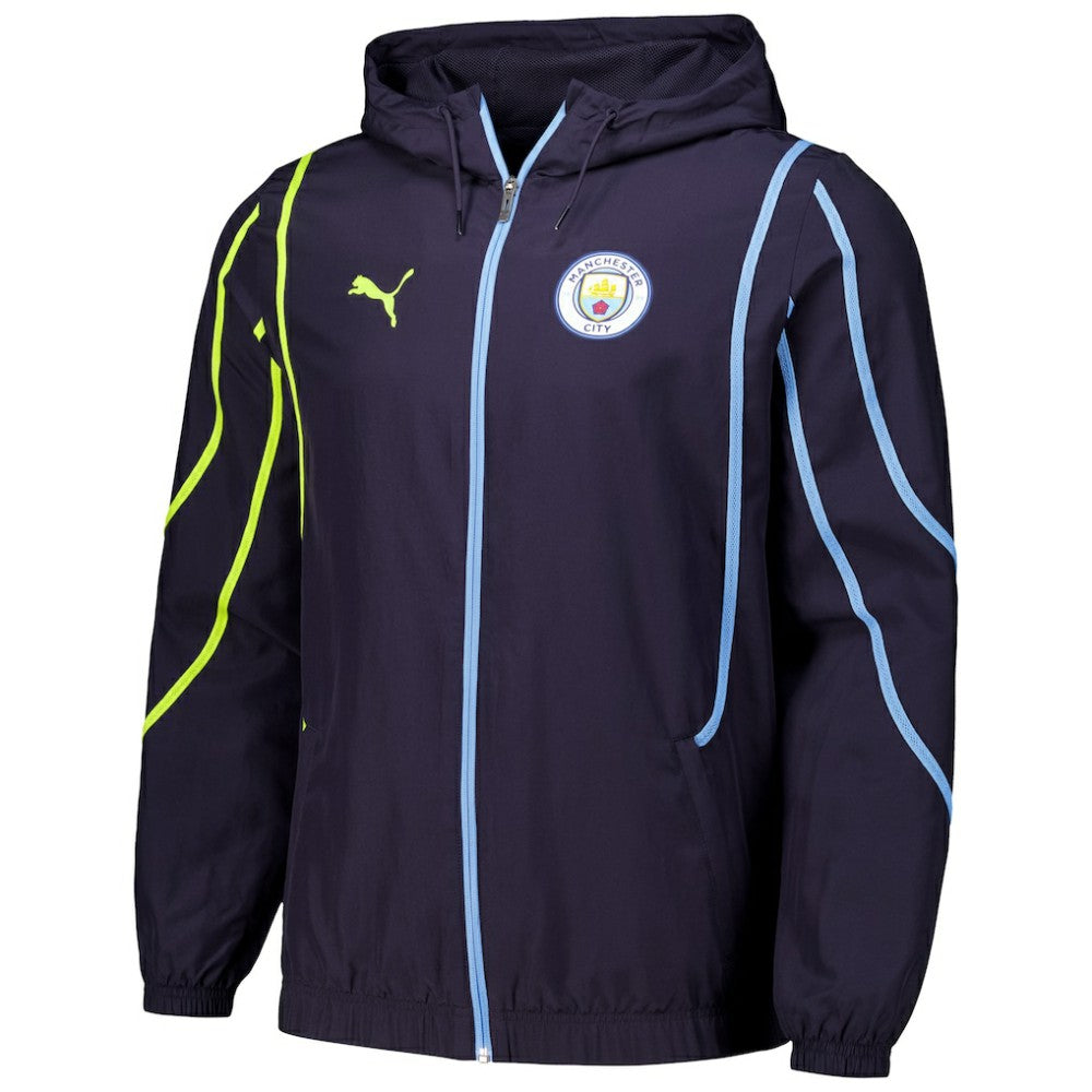 Puma - Manchester City 2024/25 Pre-Match Anthem dryCELL Full-Zip Hoodie Jacket - Navy