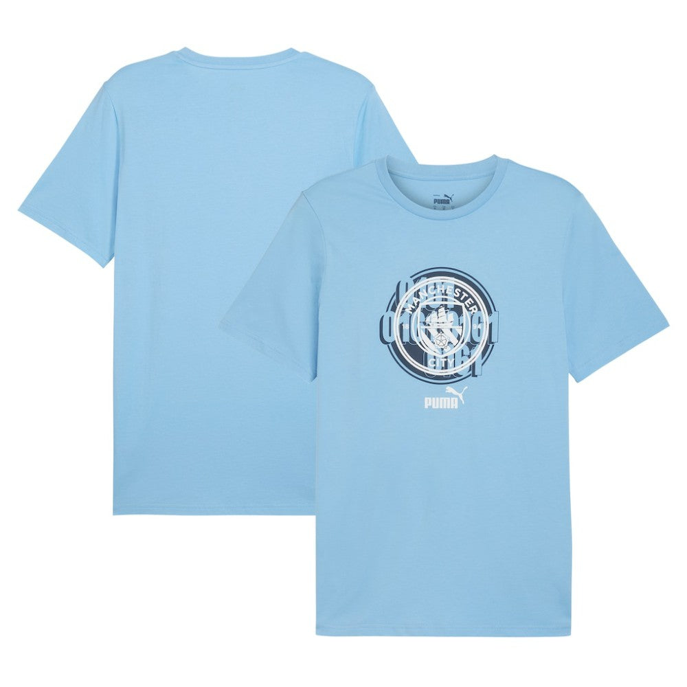 Puma - Manchester City ftblCulture T-Shirt - Light Blue