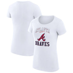 Atlanta Braves G-III 4Her by Carl Banks Women's Super-Slim Fit Lightweight Team Logo Graphic T-Shirt for sale