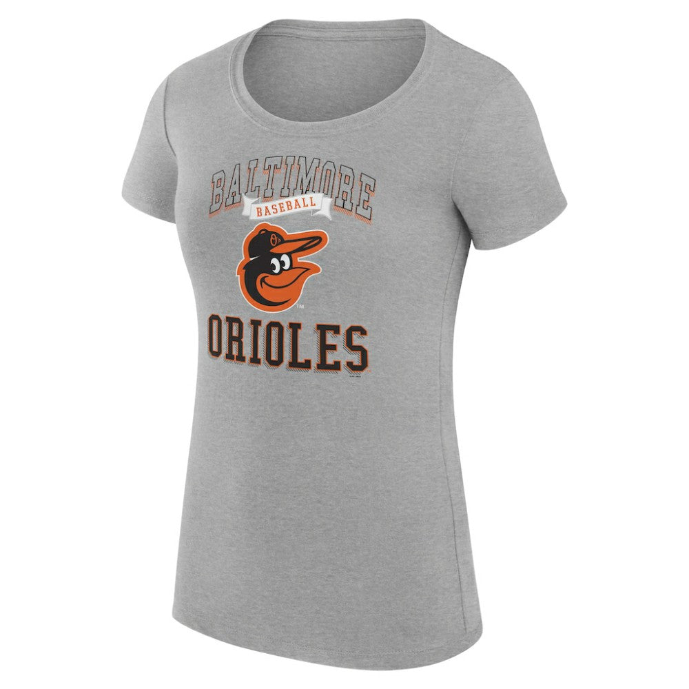 Baltimore Orioles G-III 4Her by Carl Banks Women's Super-Slim Fit Lightweight Team Logo Graphic T-Shirt Sale