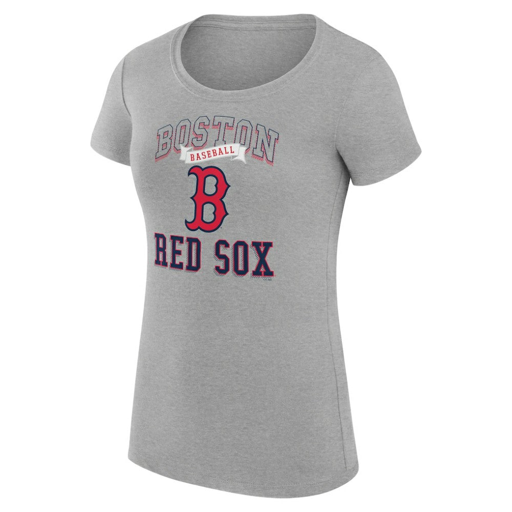 Boston Red Sox G-III 4Her by Carl Banks Women's Super-Slim Fit Lightweight Team Logo Graphic T-Shirt for sale