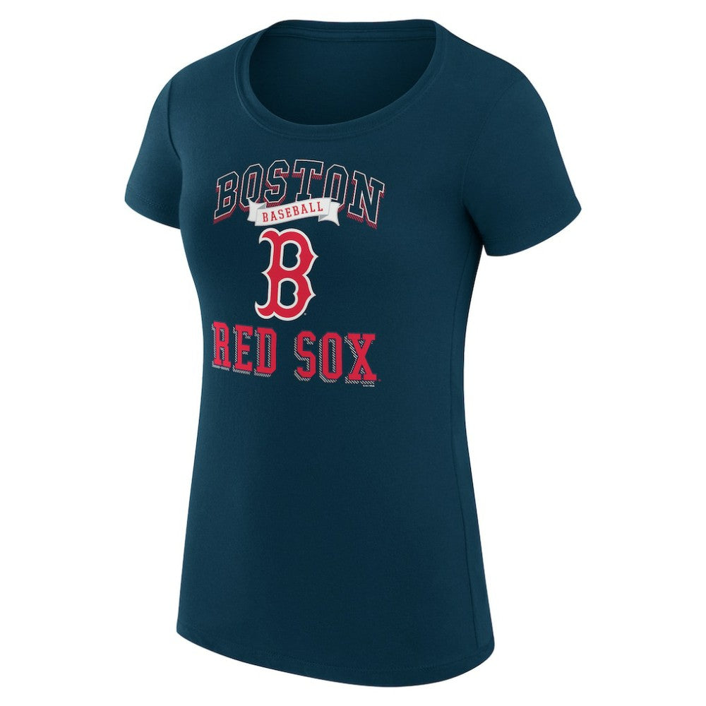 Boston Red Sox G-III 4Her by Carl Banks Women's Super-Slim Fit Lightweight Team Logo Graphic T-Shirt Discount