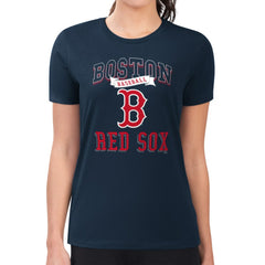 Boston Red Sox G-III 4Her by Carl Banks Women's Super-Slim Fit Lightweight Team Logo Graphic T-Shirt Discount