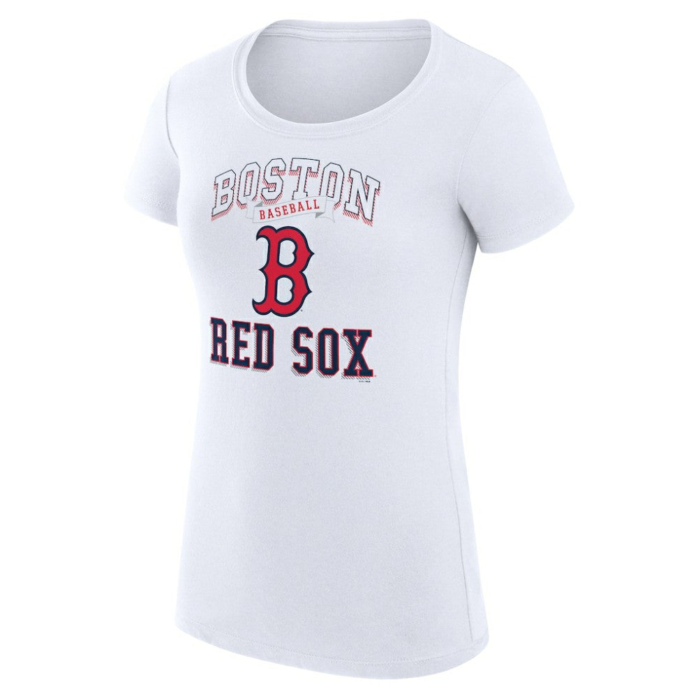 Boston Red Sox G-III 4Her by Carl Banks Women's Super-Slim Fit Lightweight Team Logo Graphic T-Shirt Sale