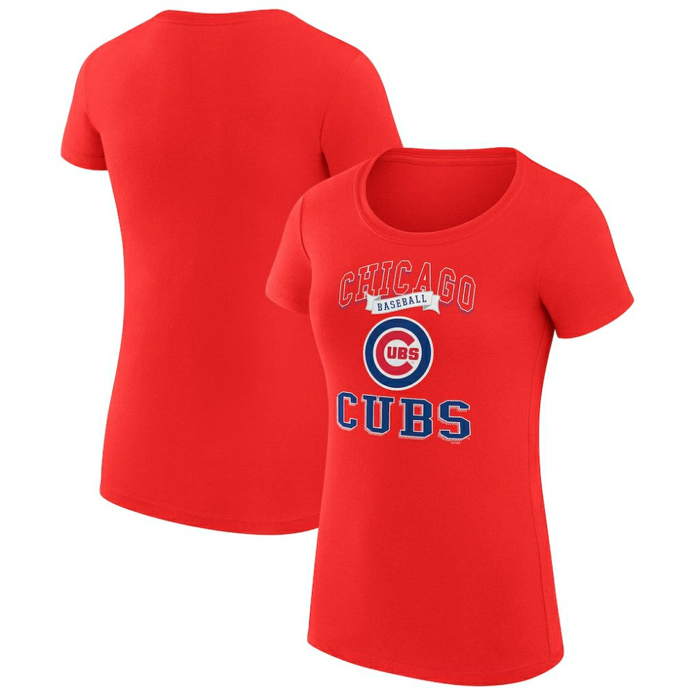 Chicago Cubs G-III 4Her by Carl Banks Women's Super-Slim Fit Lightweight Team Logo Graphic T-Shirt Online