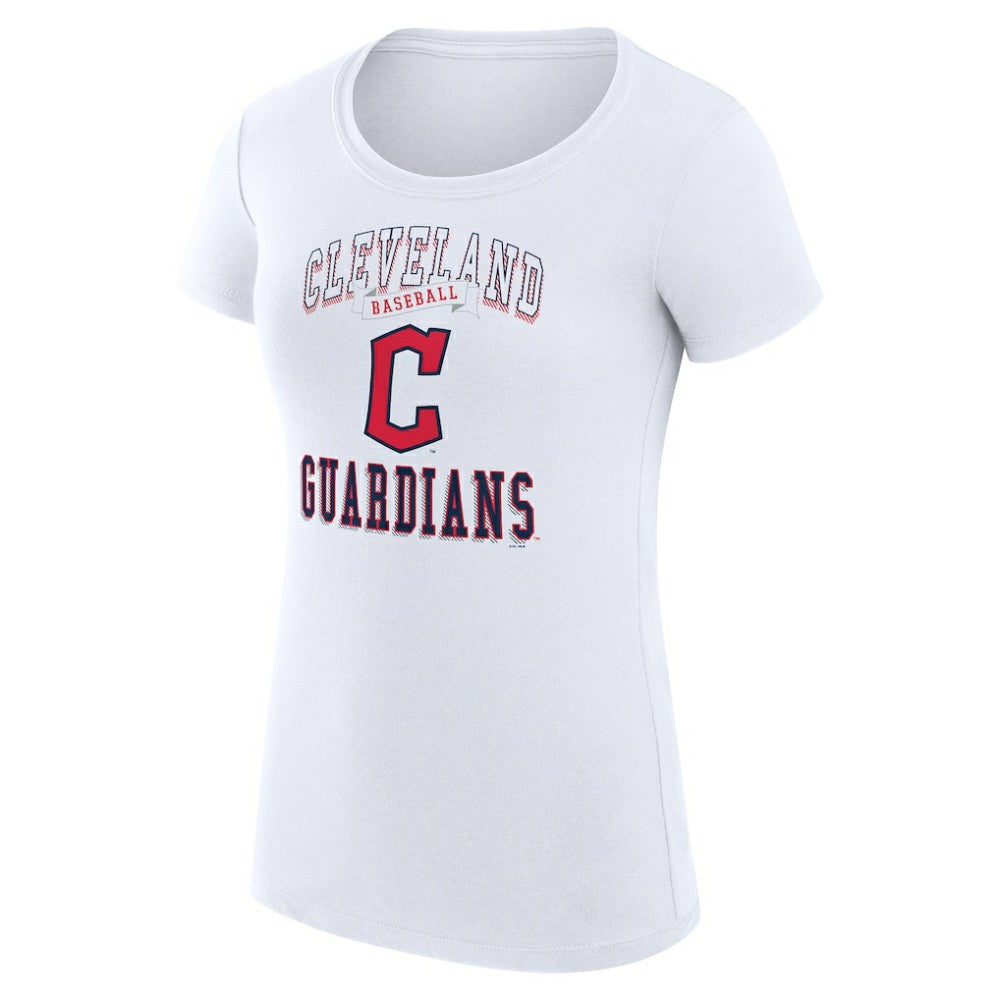 Cleveland Guardians G-III 4Her by Carl Banks Women's Super-Slim Fit Lightweight Team Logo Graphic T-Shirt Outlet