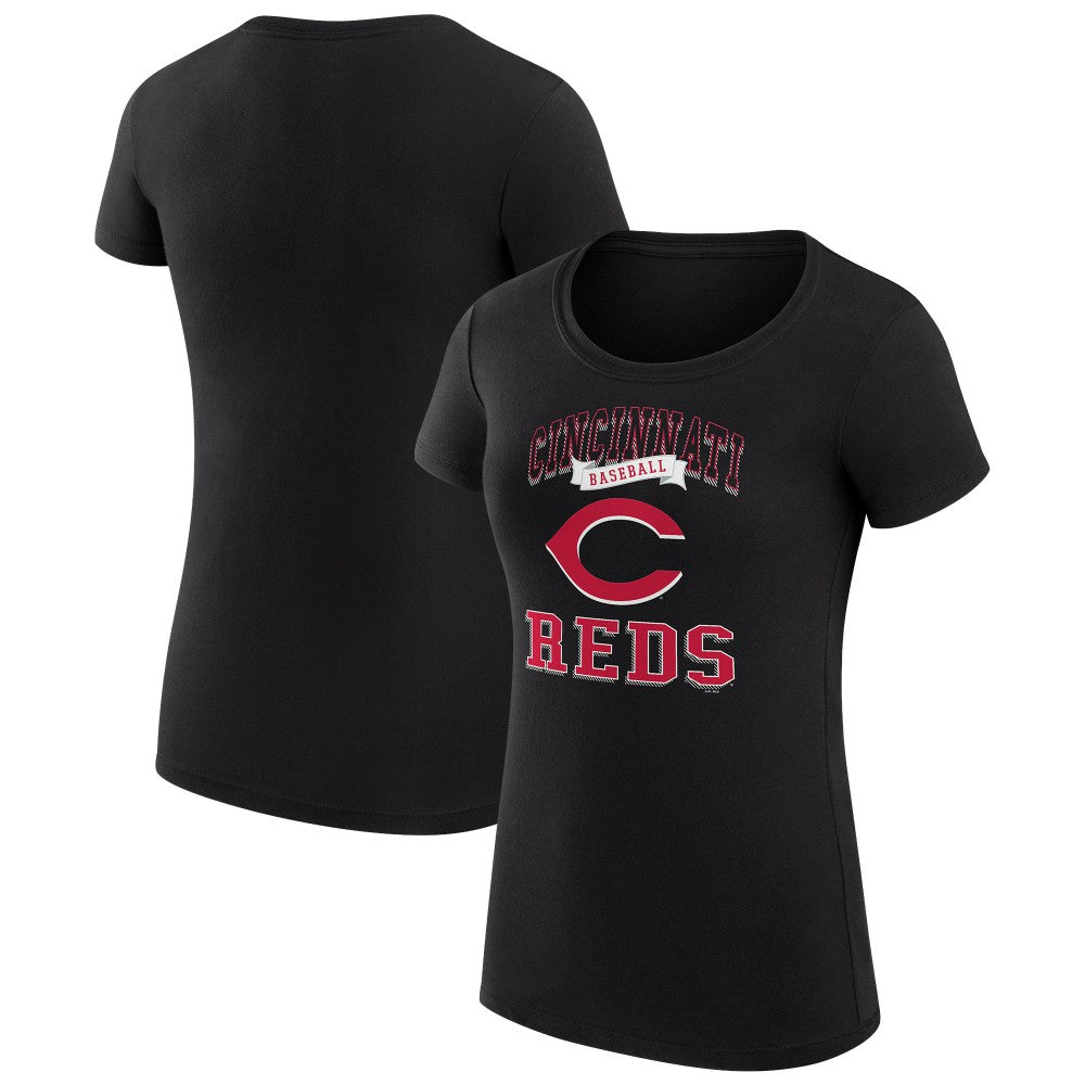 Cincinnati Reds G-III 4Her by Carl Banks Women's Super-Slim Fit Lightweight Team Logo Graphic T-Shirt for sale
