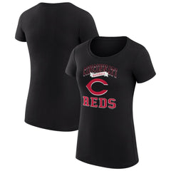 Cincinnati Reds G-III 4Her by Carl Banks Women's Super-Slim Fit Lightweight Team Logo Graphic T-Shirt for sale