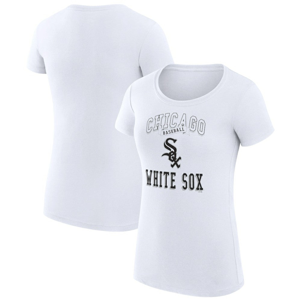 Chicago White Sox G-III 4Her by Carl Banks Women's Super-Slim Fit Lightweight Team Logo Graphic T-Shirt Discount