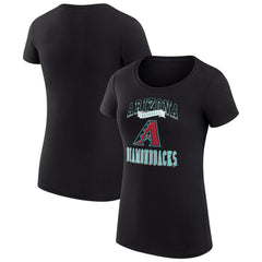 Arizona Diamondbacks G-III 4Her by Carl Banks Women's Super-Slim Fit Lightweight Team Logo Graphic T-Shirt Outlet