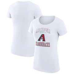 Arizona Diamondbacks G-III 4Her by Carl Banks Women's Super-Slim Fit Lightweight Team Logo Graphic T-Shirt Sale