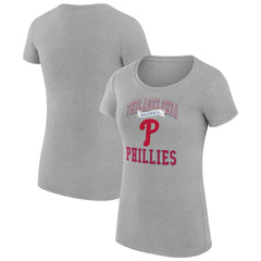 Philadelphia Phillies G-III 4Her by Carl Banks Women's Super-Slim Fit Lightweight Team Logo Graphic T-Shirt Outlet