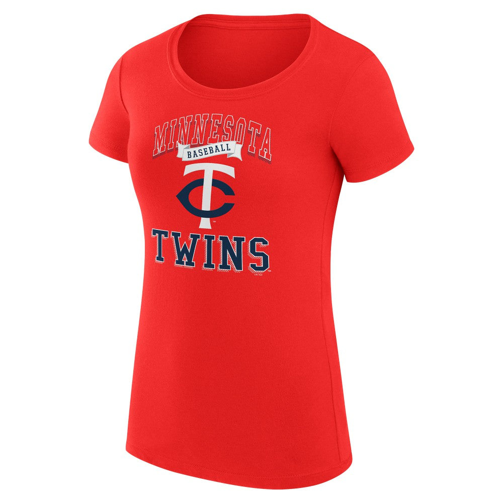 Minnesota Twins G-III 4Her by Carl Banks Women's Super-Slim Fit Lightweight Team Logo Graphic T-Shirt Near Me