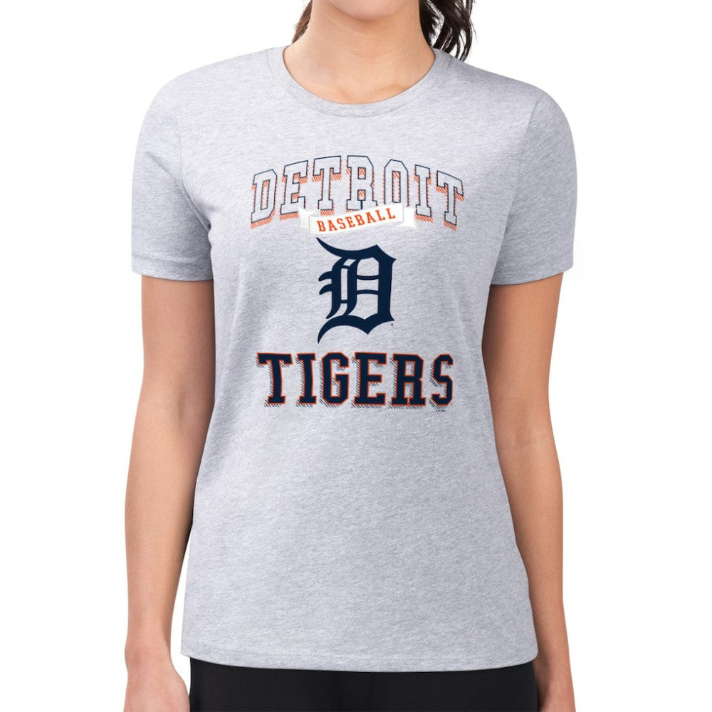 Detroit Tigers G-III 4Her by Carl Banks Women's Super-Slim Fit Lightweight Team Logo Graphic T-Shirt Sale