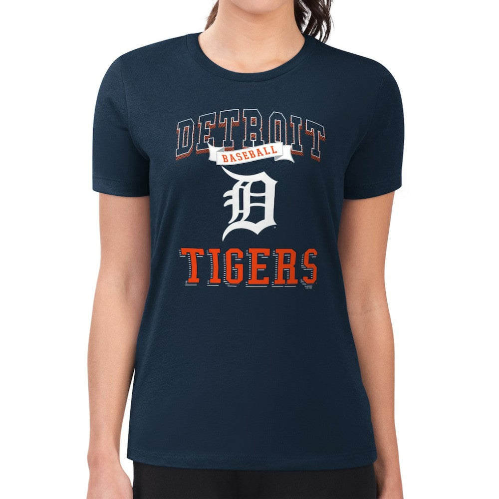 Detroit Tigers G-III 4Her by Carl Banks Women's Super-Slim Fit Lightweight Team Logo Graphic T-Shirt Online