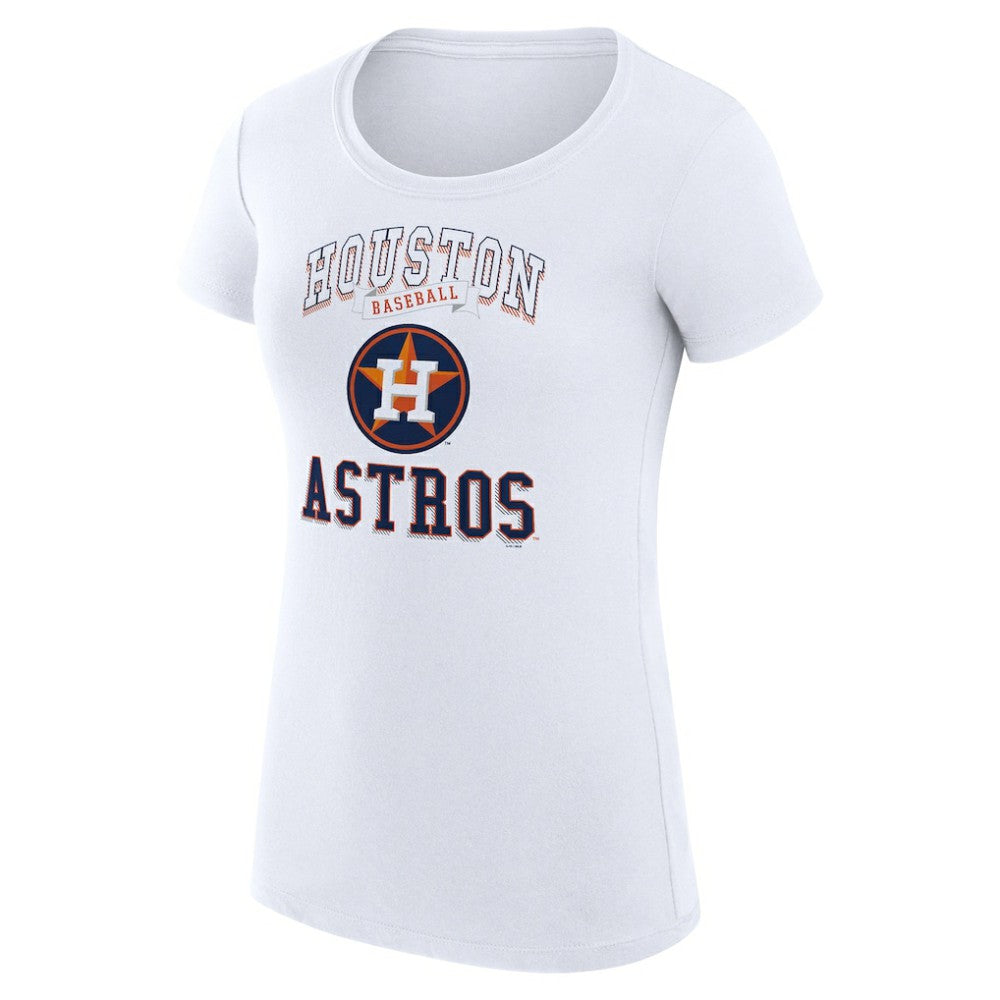 Houston Astros G-III 4Her by Carl Banks Women's Super-Slim Fit Lightweight Team Logo Graphic T-Shirt Outlet