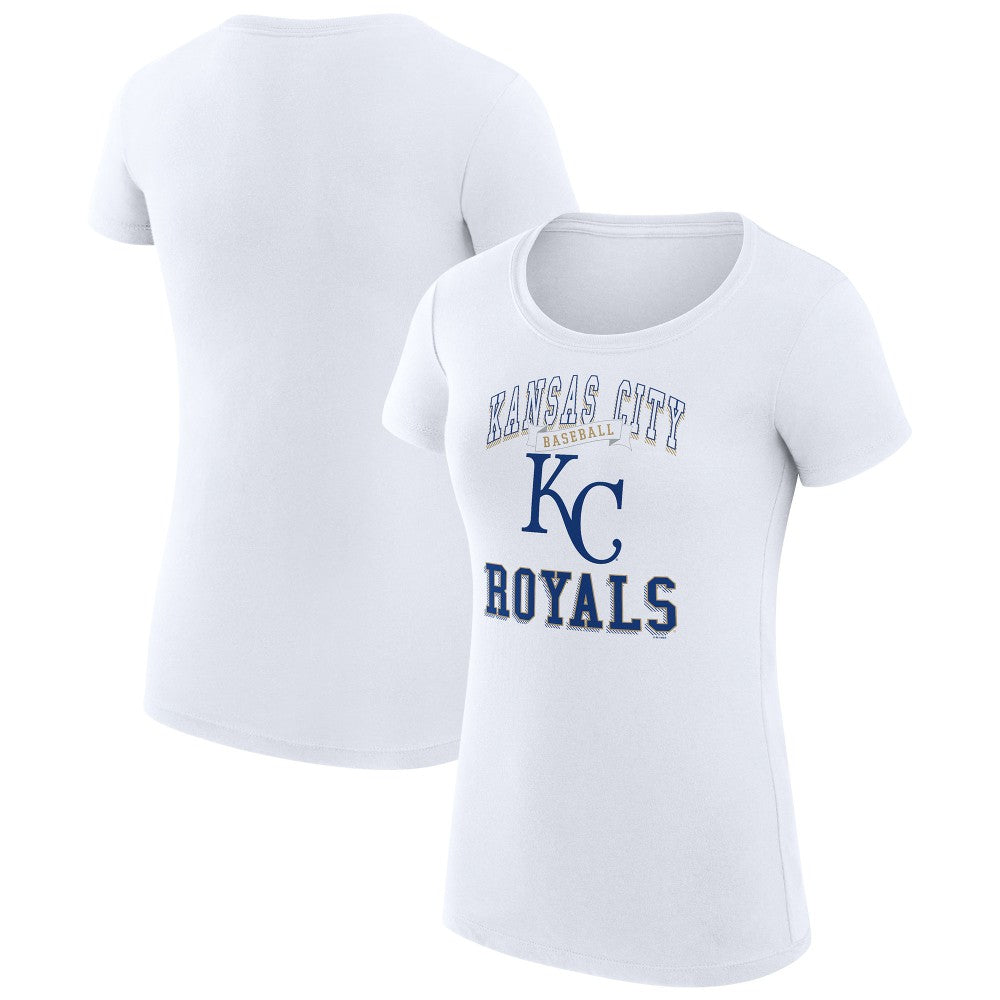 Kansas City Royals G-III 4Her by Carl Banks Women's Super-Slim Fit Lightweight Team Logo Graphic T-Shirt for sale