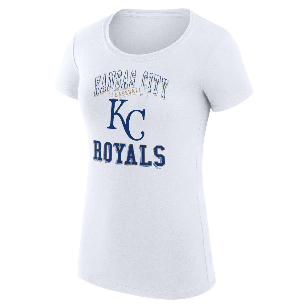 Kansas City Royals G-III 4Her by Carl Banks Women's Super-Slim Fit Lightweight Team Logo Graphic T-Shirt for sale