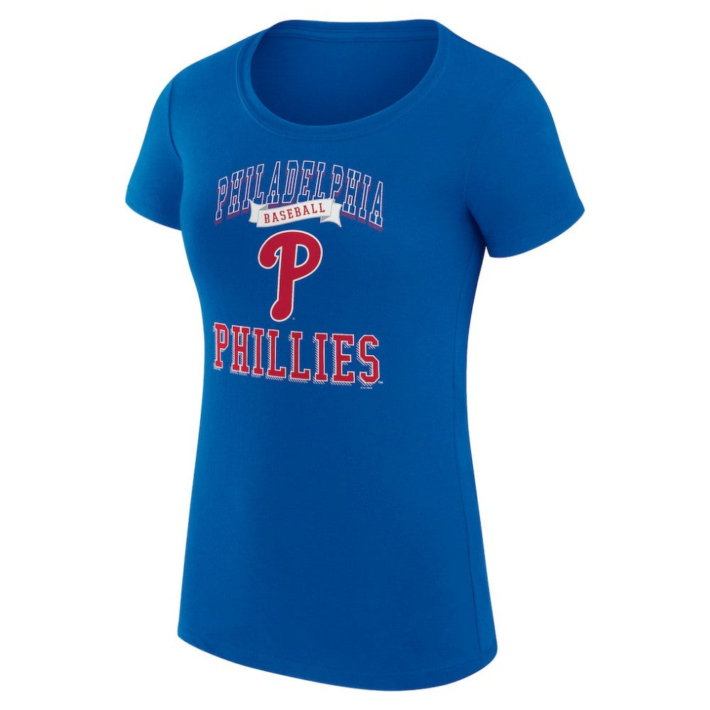 Philadelphia Phillies G-III 4Her by Carl Banks Women's Super-Slim Fit Lightweight Team Logo Graphic T-Shirt Online