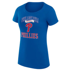Philadelphia Phillies G-III 4Her by Carl Banks Women's Super-Slim Fit Lightweight Team Logo Graphic T-Shirt Online