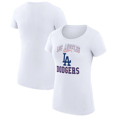 Los Angeles Dodgers G-III 4Her by Carl Banks Women's Super-Slim Fit Lightweight Team Logo Graphic T-Shirt Near Me