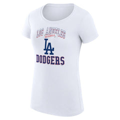 Los Angeles Dodgers G-III 4Her by Carl Banks Women's Super-Slim Fit Lightweight Team Logo Graphic T-Shirt Near Me