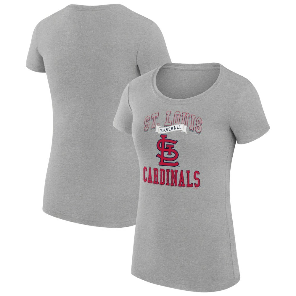 St. Louis Cardinals G-III 4Her by Carl Banks Women's Super-Slim Fit Lightweight Team Logo Graphic T-Shirt Outlet