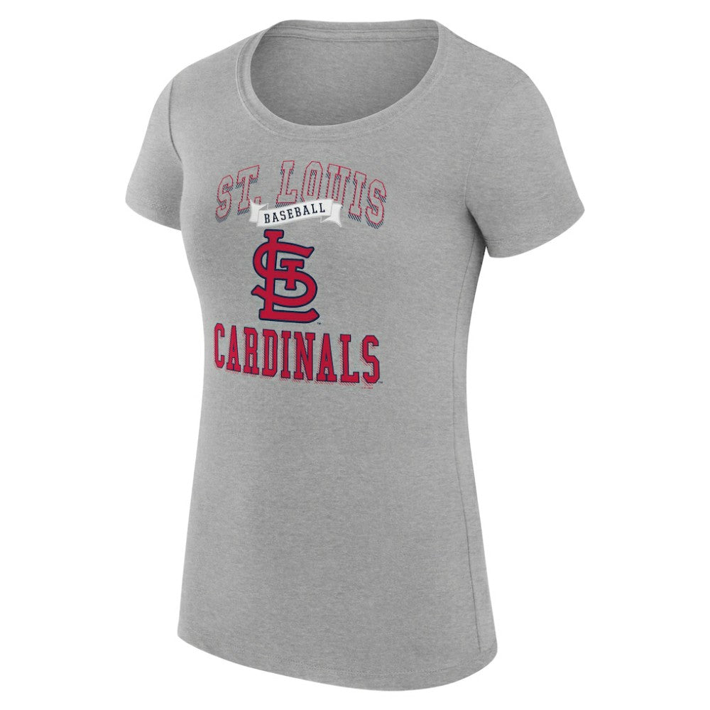 St. Louis Cardinals G-III 4Her by Carl Banks Women's Super-Slim Fit Lightweight Team Logo Graphic T-Shirt Outlet
