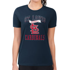 St. Louis Cardinals G-III 4Her by Carl Banks Women's Super-Slim Fit Lightweight Team Logo Graphic T-Shirt Sale