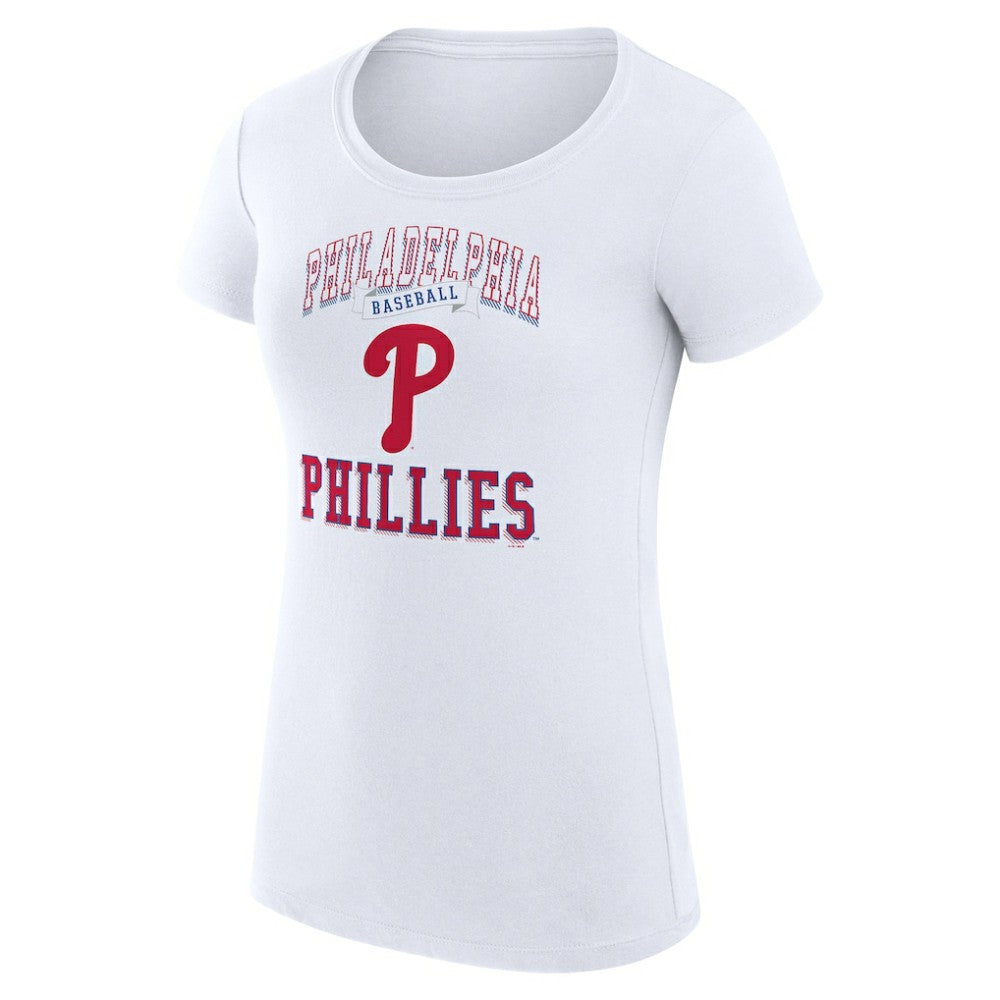 Philadelphia Phillies G-III 4Her by Carl Banks Women's Super-Slim Fit Lightweight Team Logo Graphic T-Shirt Discount