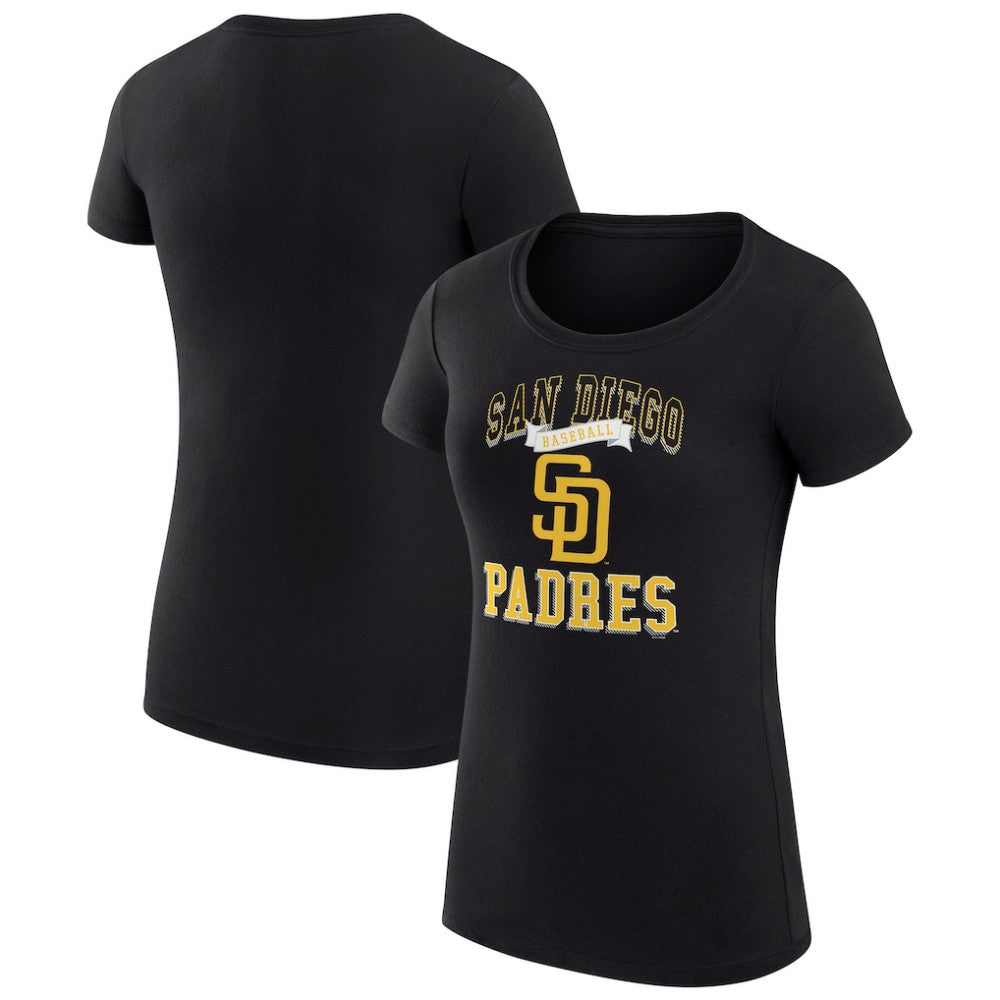 San Diego Padres G-III 4Her by Carl Banks Women's Super-Slim Fit Lightweight Team Logo Graphic T-Shirt Sale
