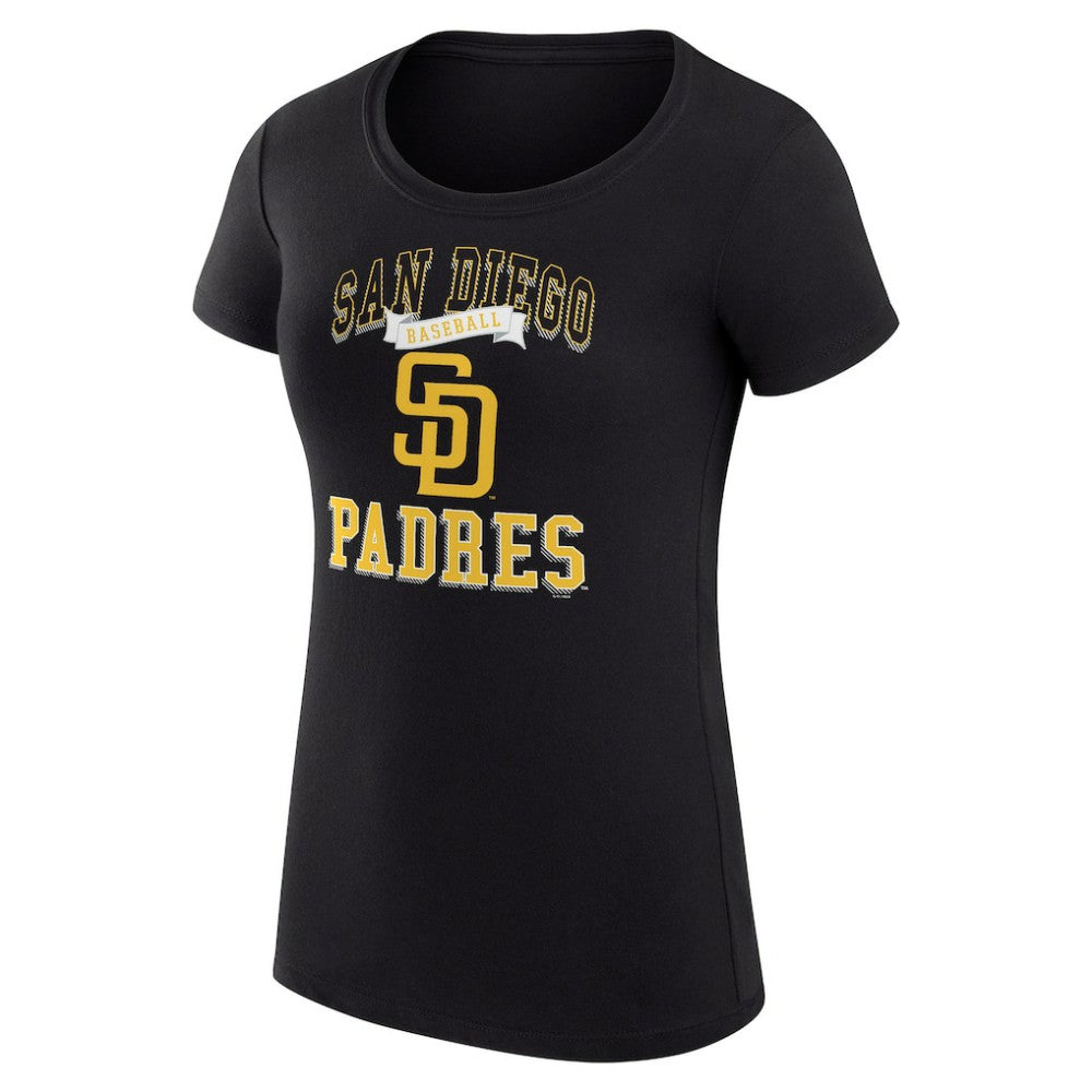 San Diego Padres G-III 4Her by Carl Banks Women's Super-Slim Fit Lightweight Team Logo Graphic T-Shirt Sale