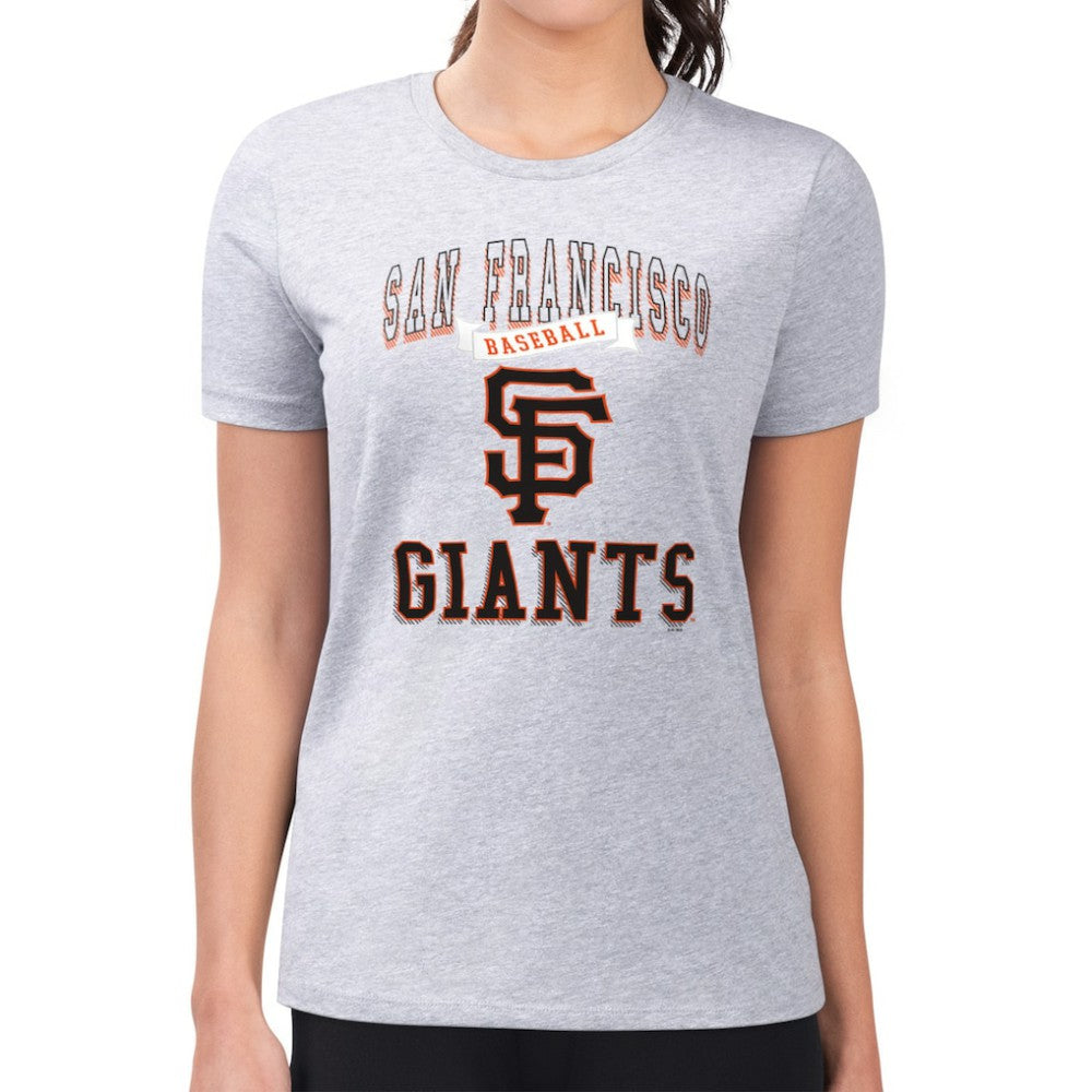 San Francisco Giants G-III 4Her by Carl Banks Women's Super-Slim Fit Lightweight Team Logo Graphic T-Shirt Online